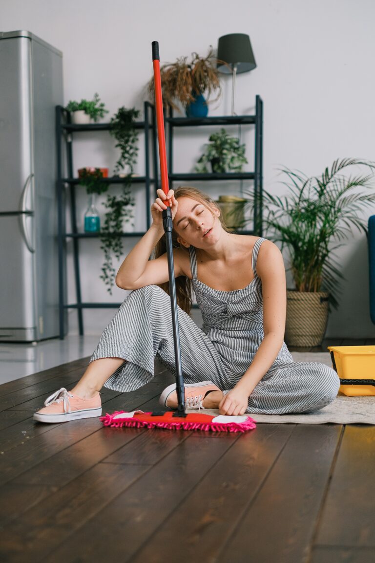 Ménage Femme Mère Maman Famille Fatigue Epuisement Surmenage Burnout